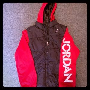 Jordan Hooded Layered Jacket